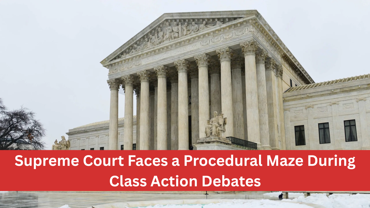 Supreme Court Faces a Procedural Maze During Class Action Debates