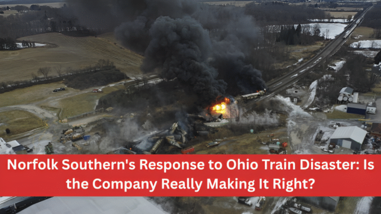 Norfolk Southern's Response to Ohio Train Disaster: Is the Company Really Making It Right?