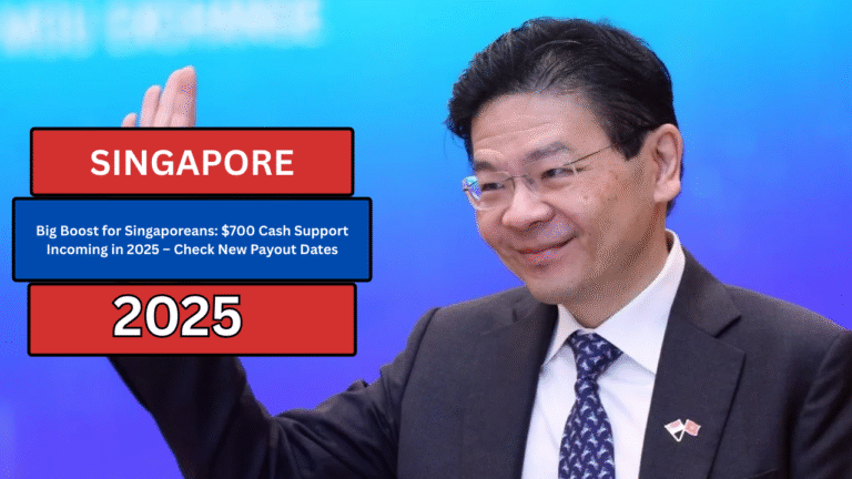 Big Boost for Singaporeans: $700 Cash Support Incoming in 2025 – Check New Payout Dates