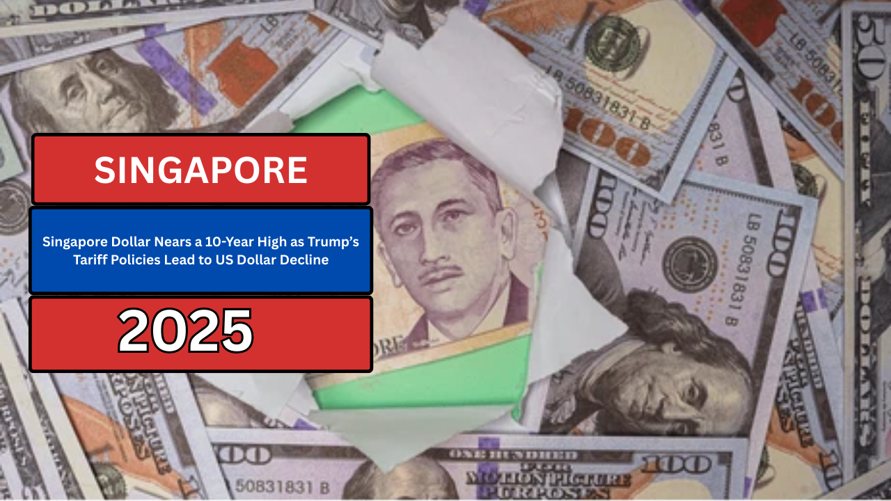 Singapore Dollar Nears a 10-Year High as Trump’s Tariff Policies Lead to US Dollar Decline